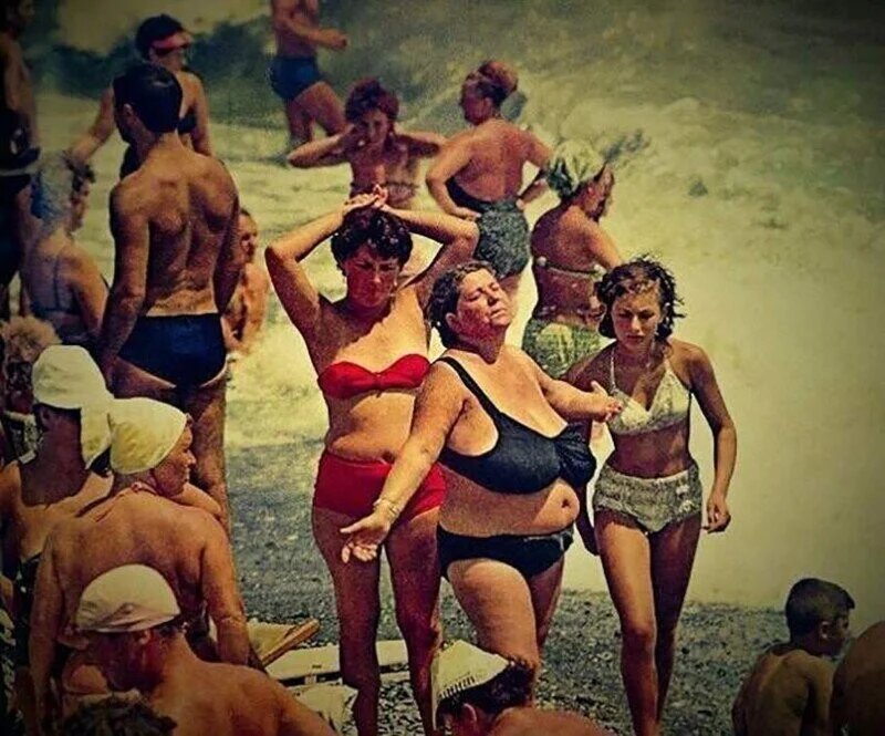 Вот оно, разнообразие. Много всяких фигур, и стройных, и полненьких