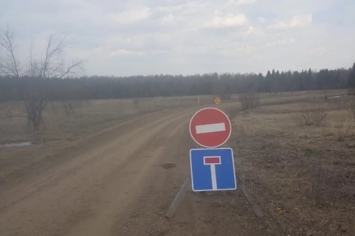    В Удмуртии восстановили движение по затопленной трассе Полом – Поломское