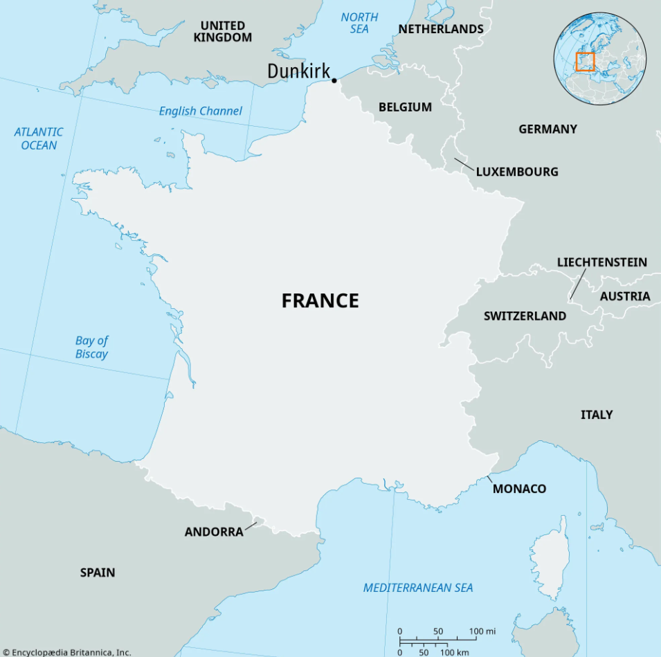 Дюнкерк, Франция