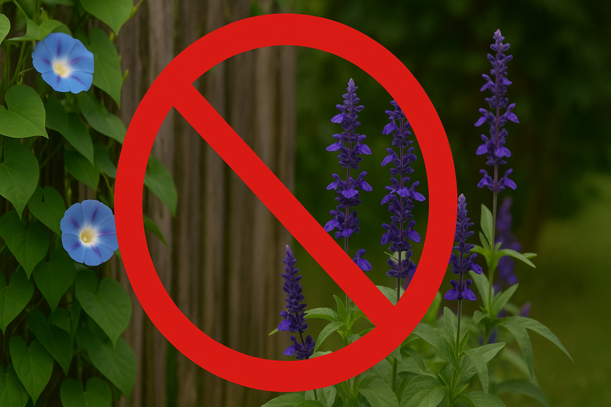 Привычный нам "вьюнок" (ипомея трёхцветная) и шалфей предсказателей - вне закона!