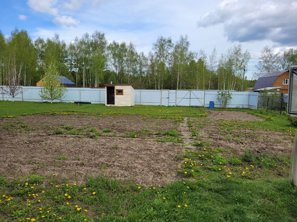 Здесь был огород