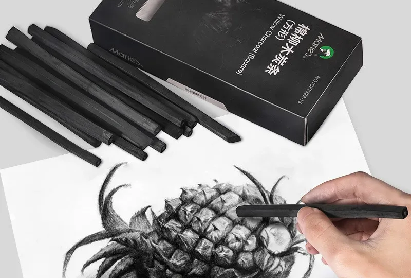 Как рисовать углем: техники, советы и пошаговое руководство