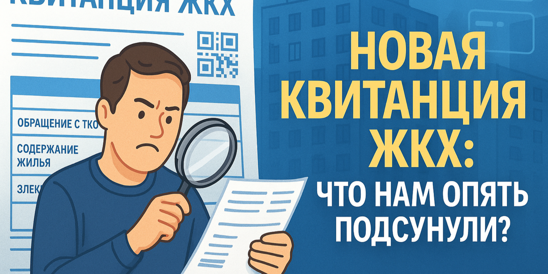 🧾 Новая квитанция ЖКХ: что изменится с 1 июля 2025 года