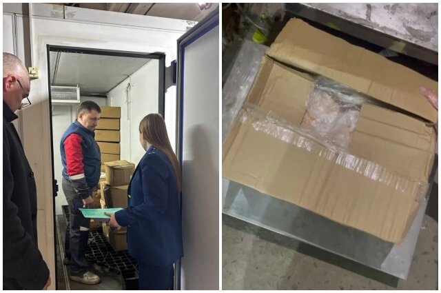    Еду привозили в картонных коробках. Фото: Прокуратура Омской области