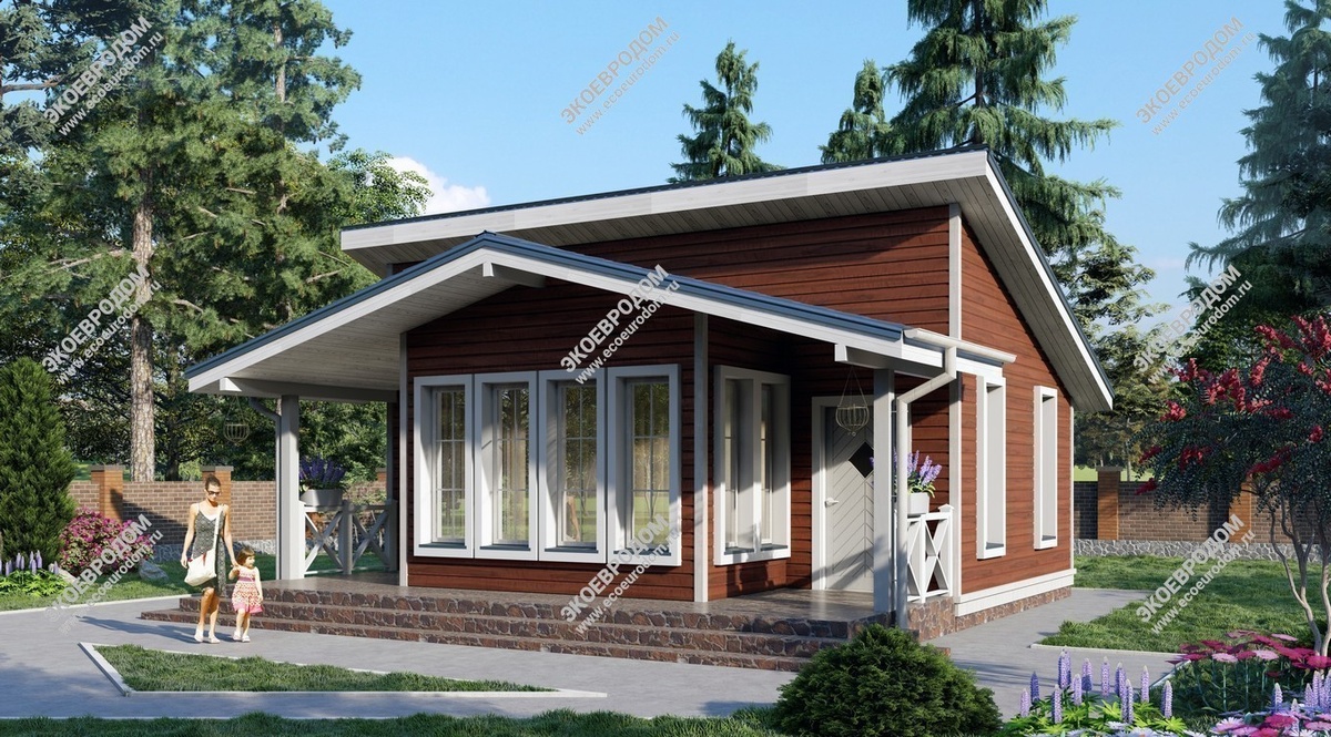 Мини-дом с сауной "Аякс"