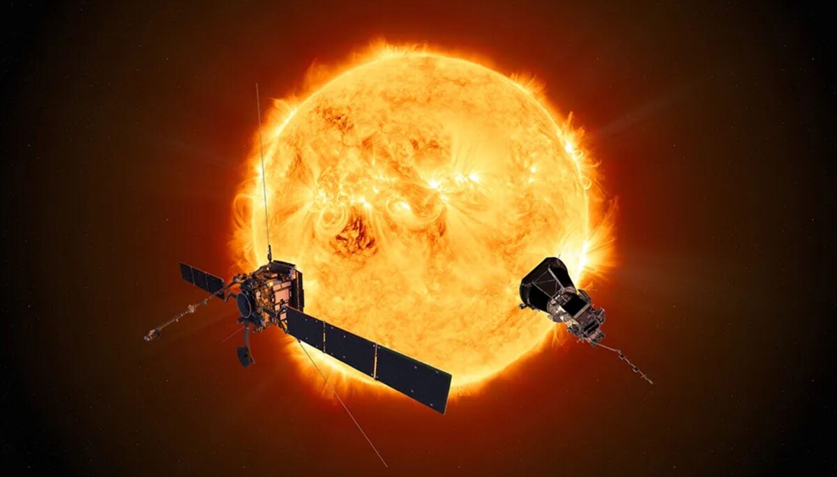 Фото: Solar Orbiter: ESA/ATG medialab; Parker Solar Probe: NASA/Johns Hopkins APL