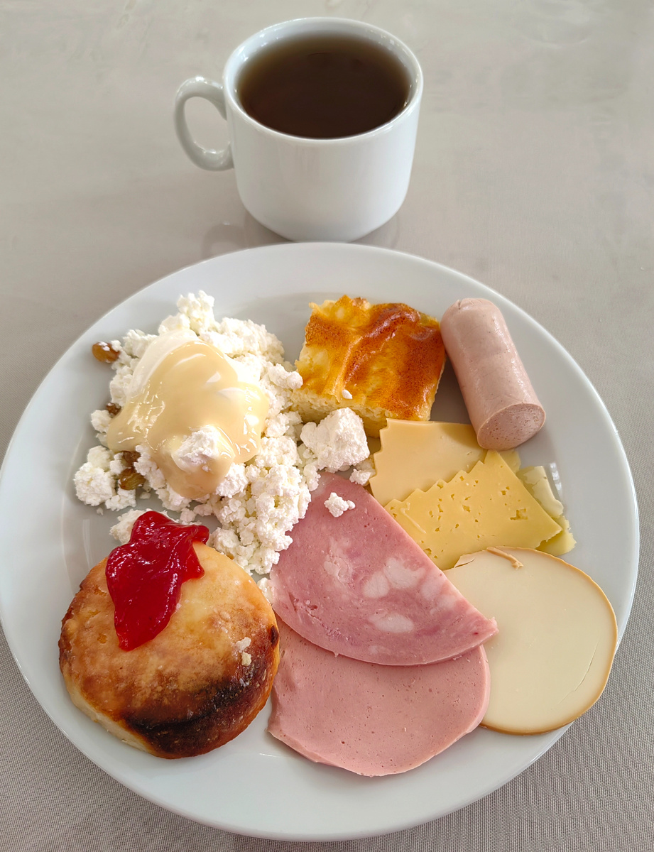 Мой сегодняшний санаторный завтрак