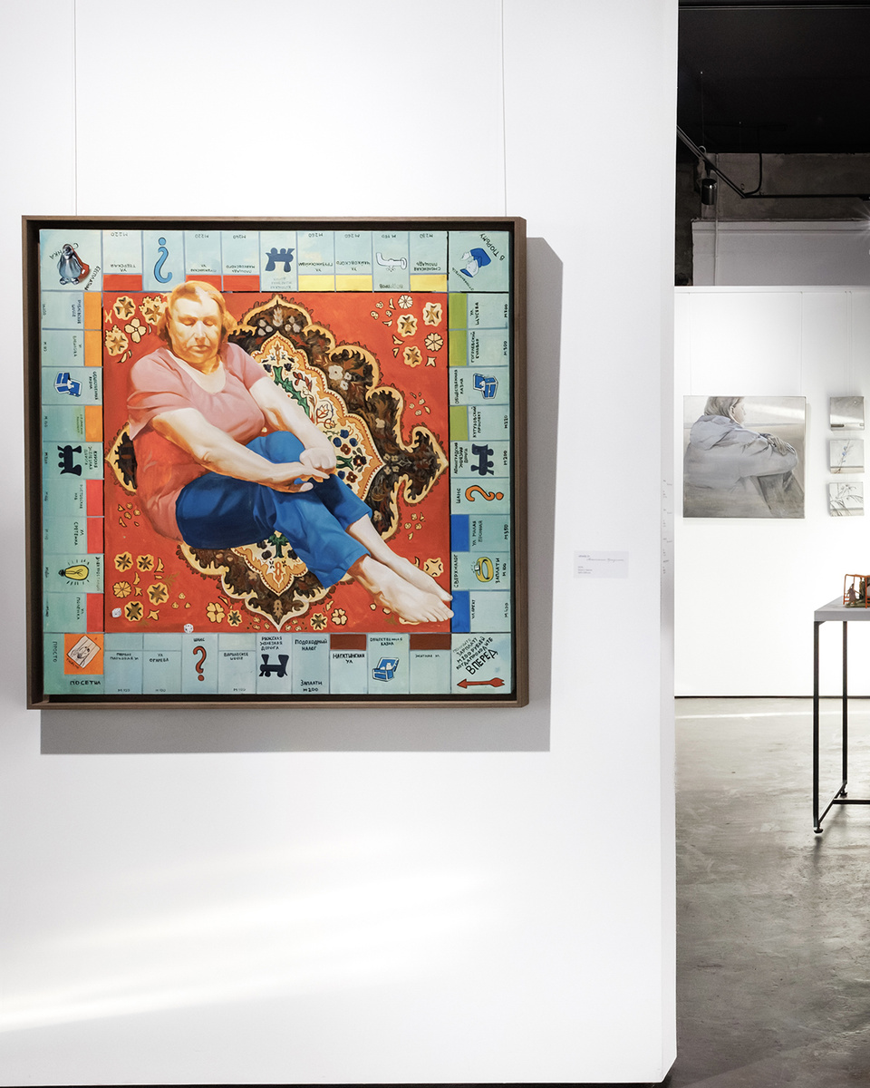 «Ковер № 2» 2024, Холст, масло, 100х100 см