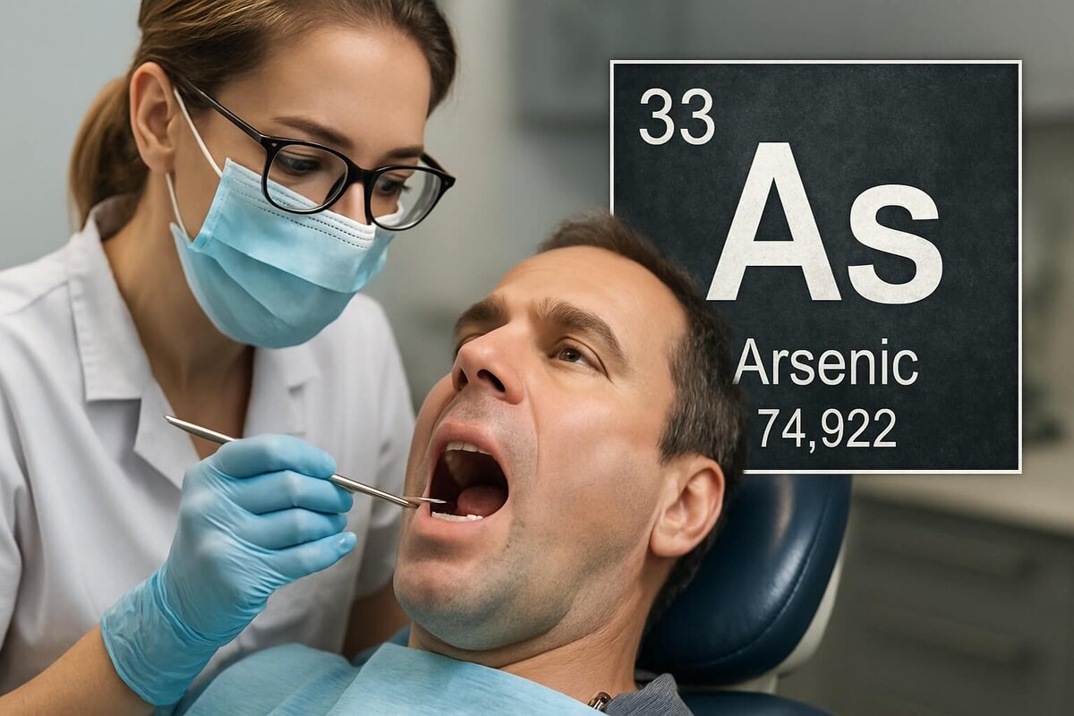   Сегодня мышьяк в стоматологии используется реже, потому что появились безопасные альтернативы
