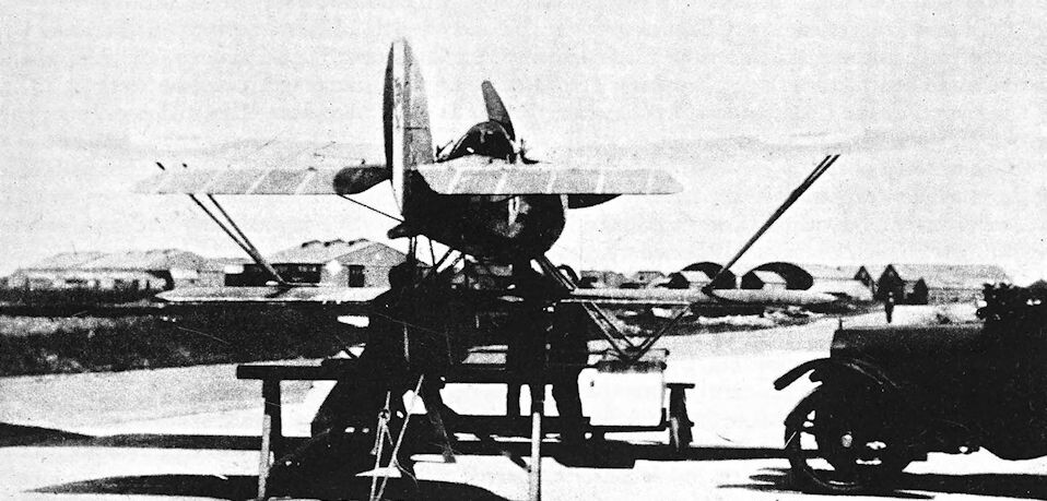 опытный поплавковый гидросамолет-перехватчик Port Victoria P.V.2 с поплавками понтонного типа. Снимок flyingmachines.ru