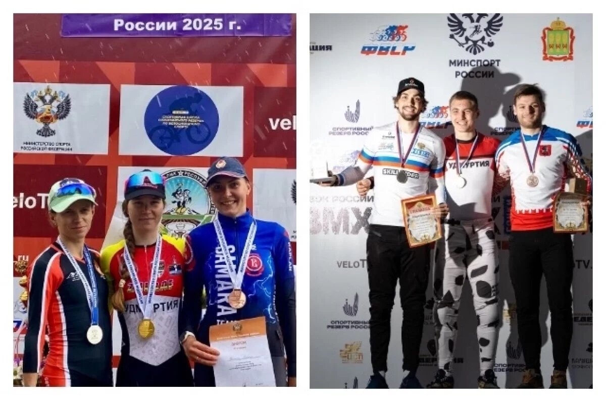    Велосипедисты из Удмуртии завоевали золотые медали на чемпионате России