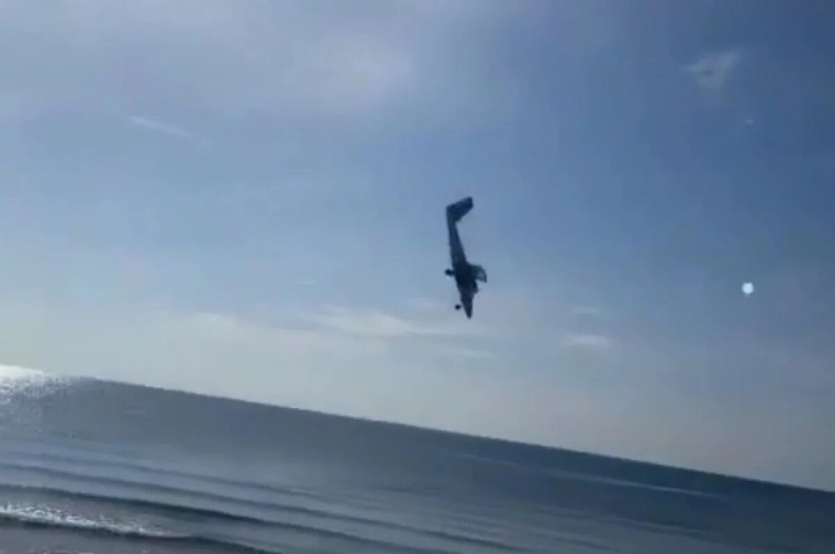    Появились кадры падения самолета полиции в Таиланде