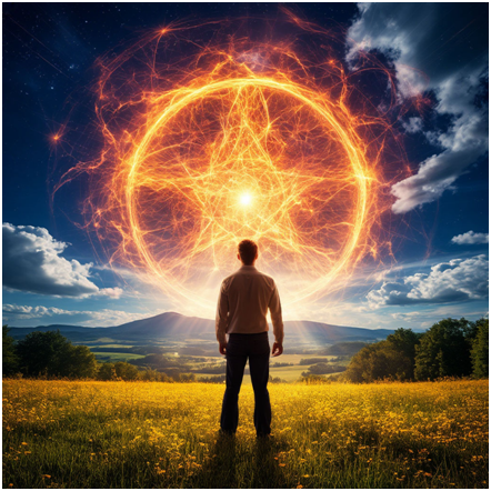 Сгенерировано ИИ- энергия жизни.