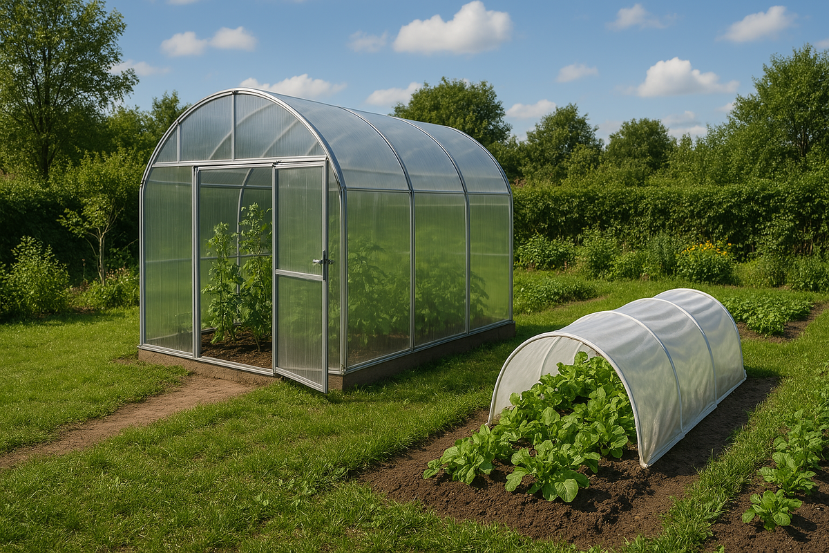 Теплица и парник. Наглядное различие