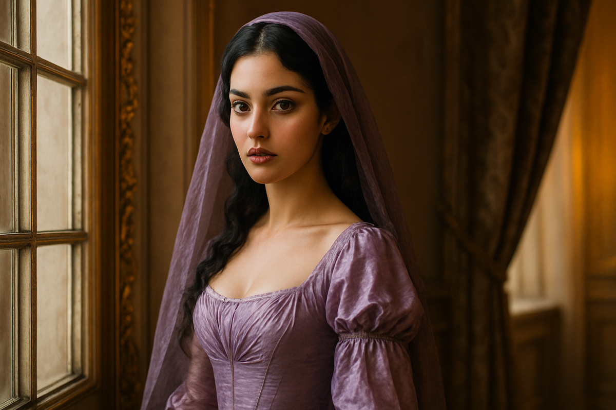 Мария Вецера
Девушка в лиловой вуали: юная баронесса, готовая бросить вызов империи ради роковой любви.