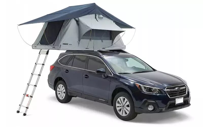    Сооружение солидное, в том числе и по массе. Но для людей грузоподъемности крыши автомобиля уже не хватит!