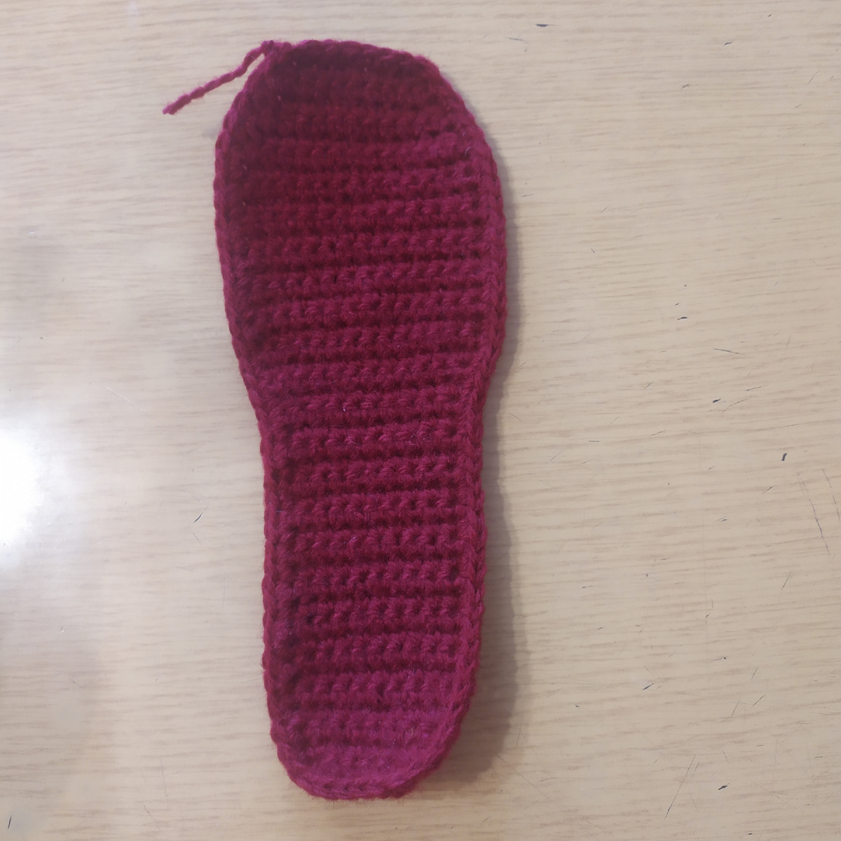 Стелька для тапочек.