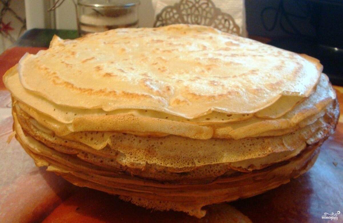 Блины на воде (Русская кухня)