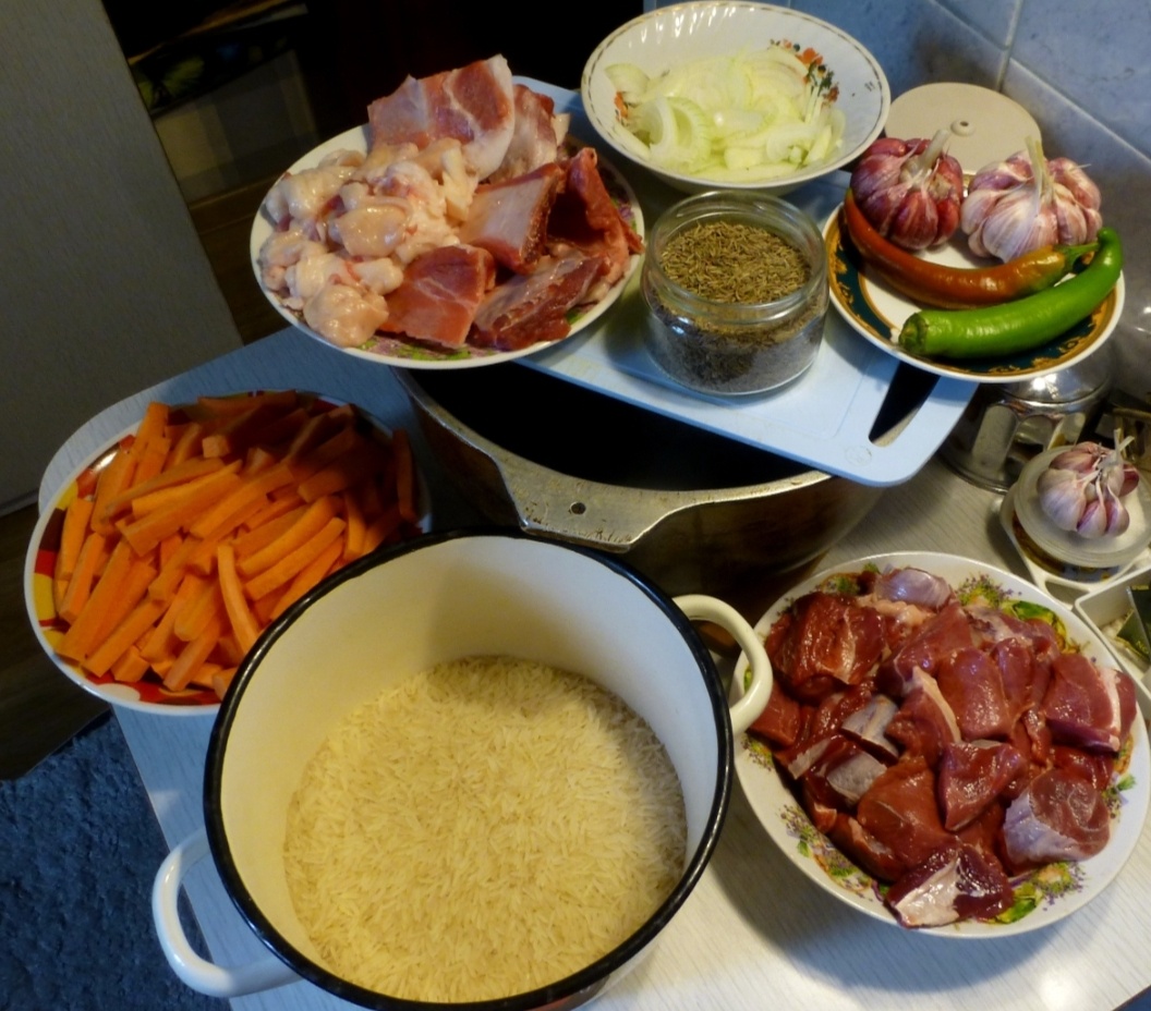 Ингридиенты "Самарского плова"