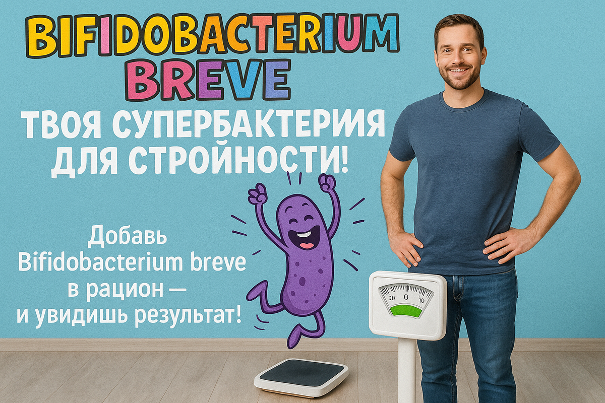 Bifidobacterium breve - суперстройность? лехко!