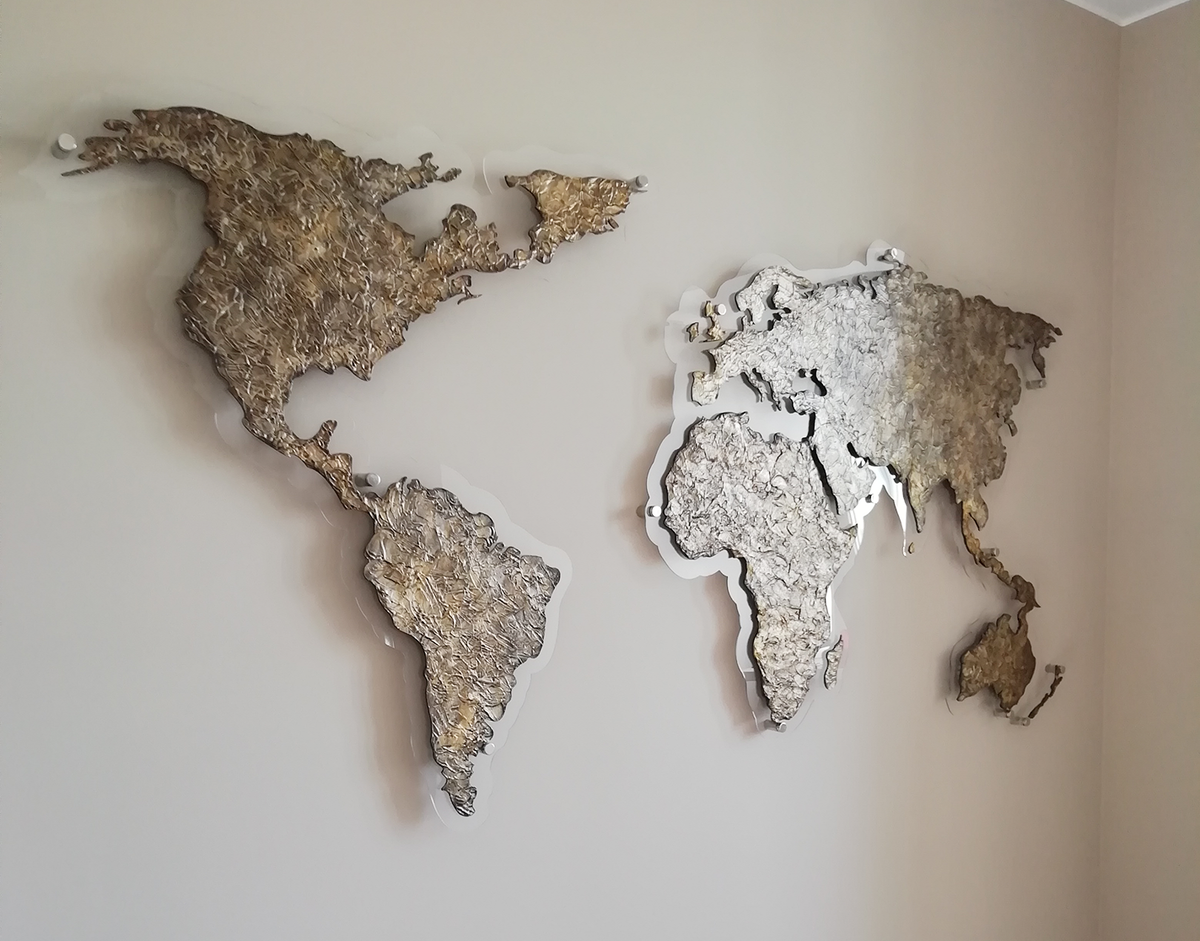 Объемная карта для офиса