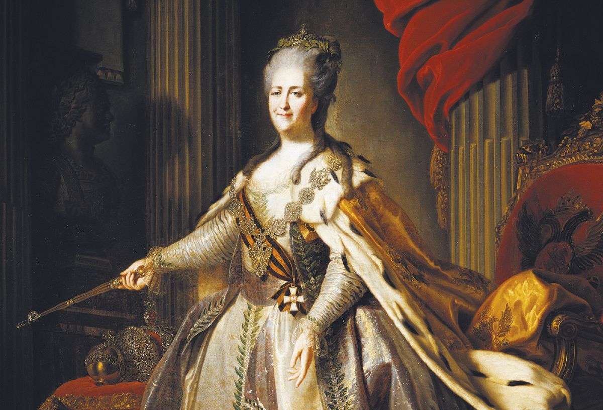 Александр Рослин. Портрет Екатерины II. 1776 г.