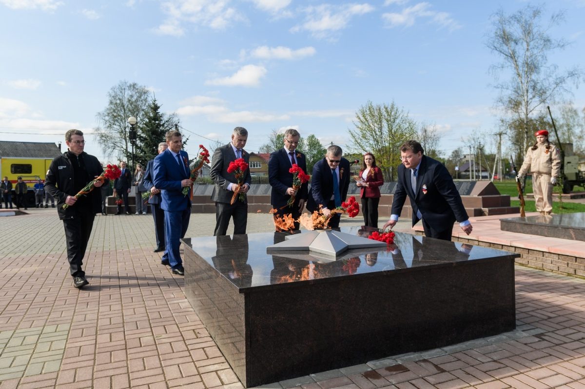    К мемориалу «Вечный огонь» в Семенове подвели магистральный газопровод