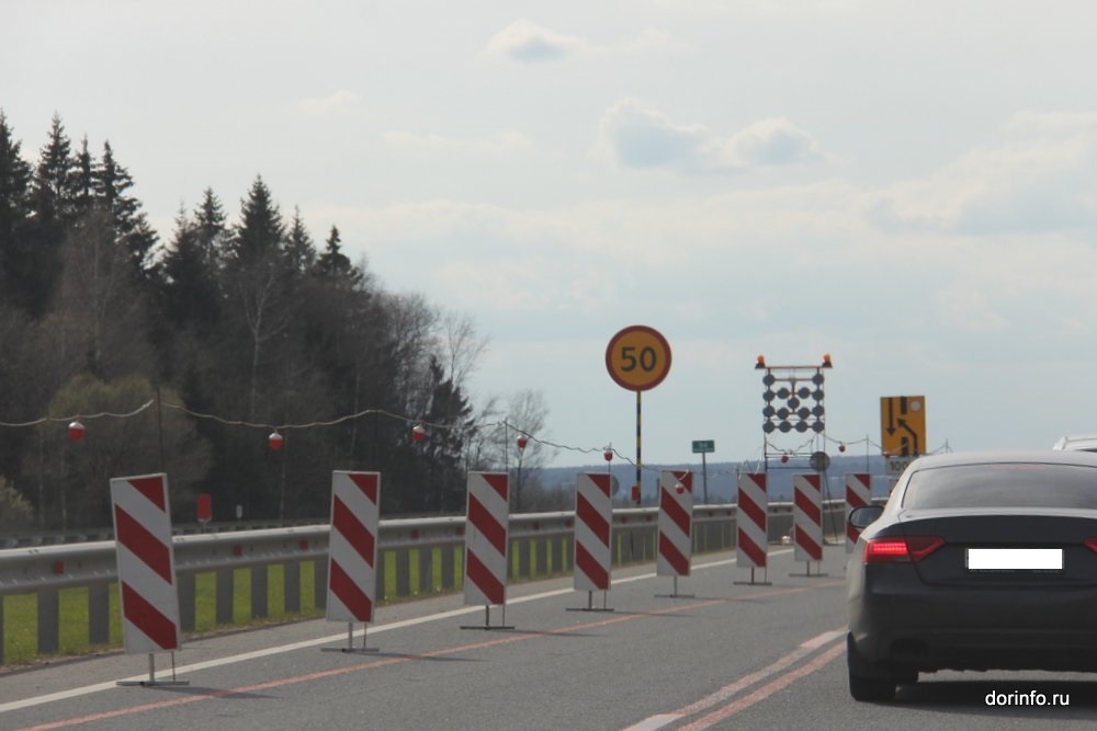     Начался ремонт путепровода на трассе М-2 Крым в подмосковном Чехове