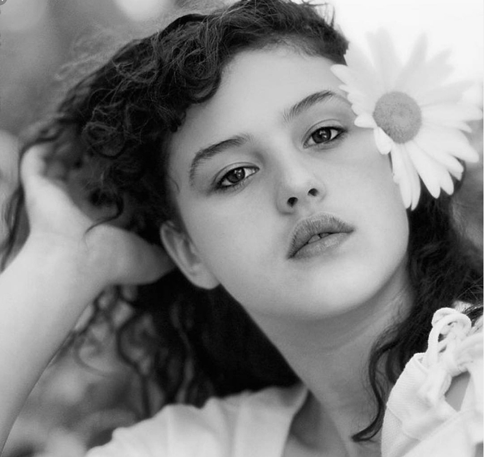 Моника Беллуччи в 15 лет.