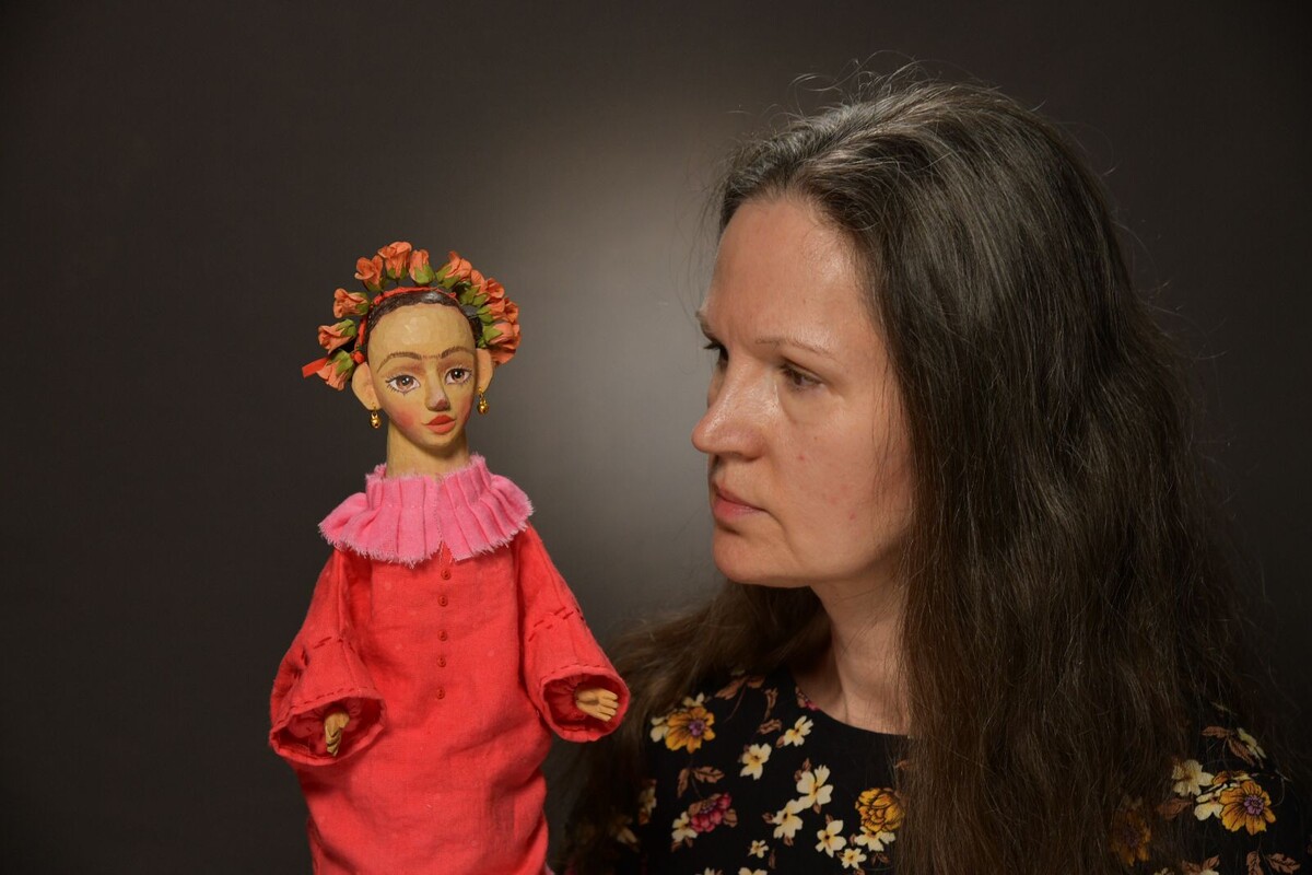 Ирина Ефимова и ее кукла