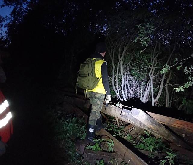 Как слепого дедушку Витю искали ночью в лесу в Тверской области