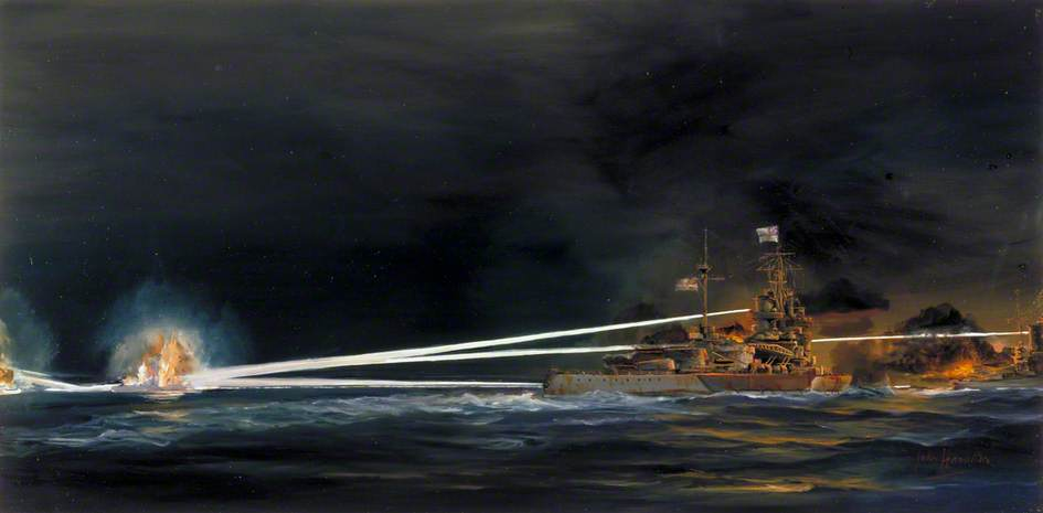 бой у мыса Матапан глазами художника