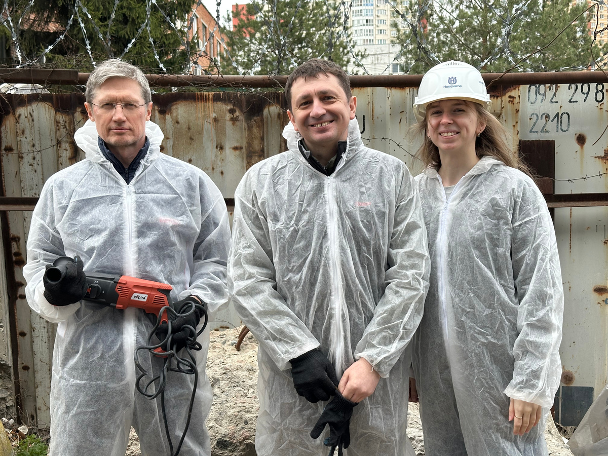 Команда испытателей Espira – Илья, Левон, Александра