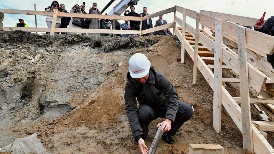    Начало строительства нового ЖК в Романовке Автор фото: t.me/lenobladminka