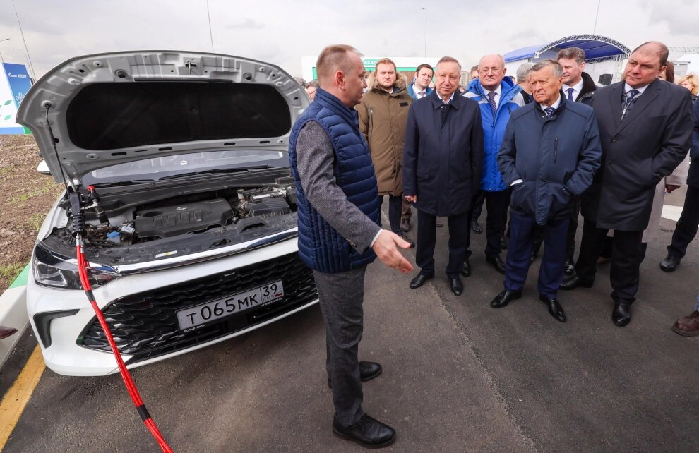    газпром, беглов, газ, газозаправки Фото: Администрация Санкт-Петербурга