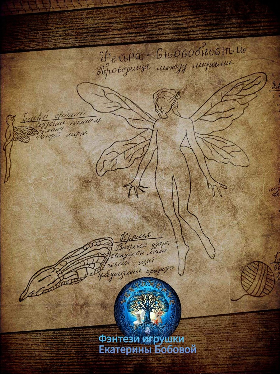 Иллюстрация характеристик фейры Кьяры. Автор Екатерина Бобова