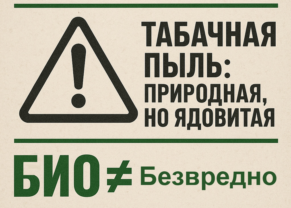 Табачная пыль не безвредная