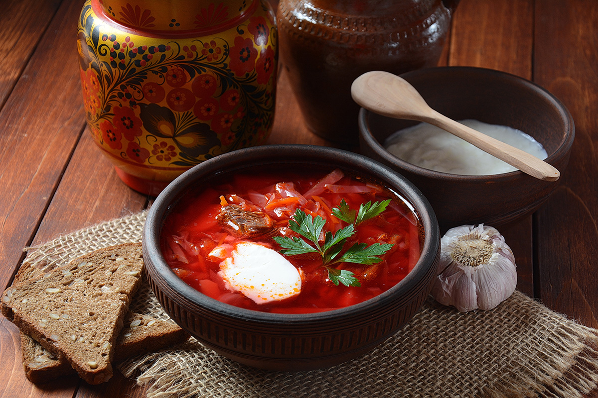 Борщ считают идеально сбалансированным по соотношению питательных веществ. Источник: Shutterstock 