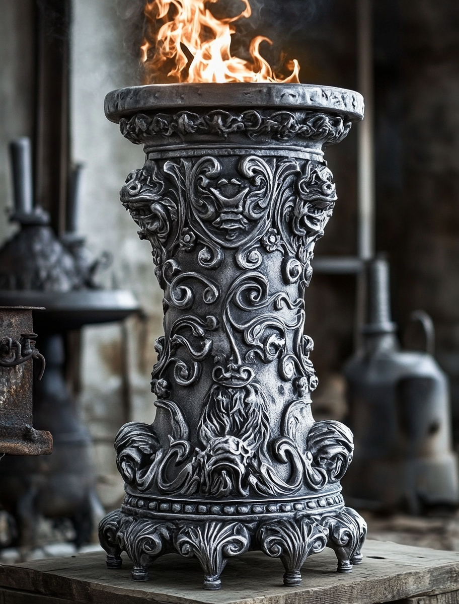    Создайте идеальный уют с биокамином Козерог: серый стиль и тепло в вашем доме Kamin