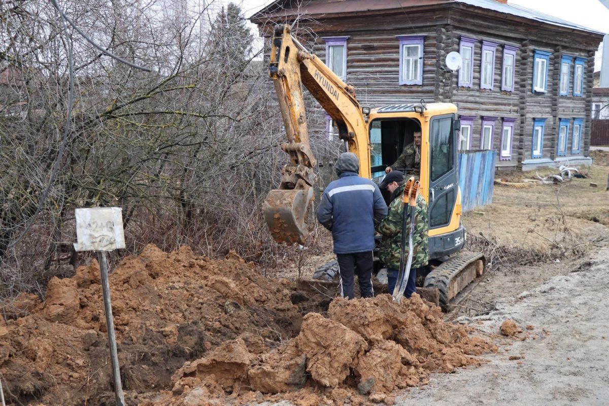    В Варнавино начался ремонт водопровода в рамках проекта «Вам решать!»
