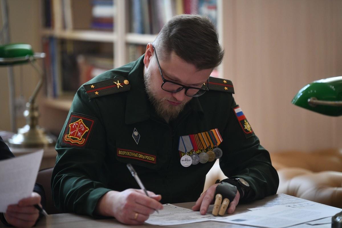    Жители Карелии написали «Диктант Победы». Николай Назимок. Фото: "Республика"/Лилия Кончакова