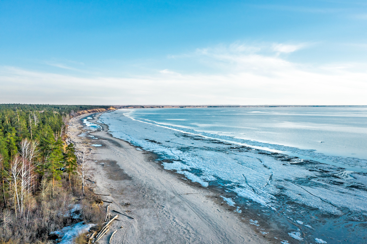 Побережье Обского моря. Бердск 2025