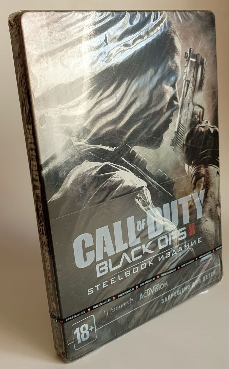 Обложка компьютерной игры Call of Duty: Black Ops II в комплектации Steelbook Издание