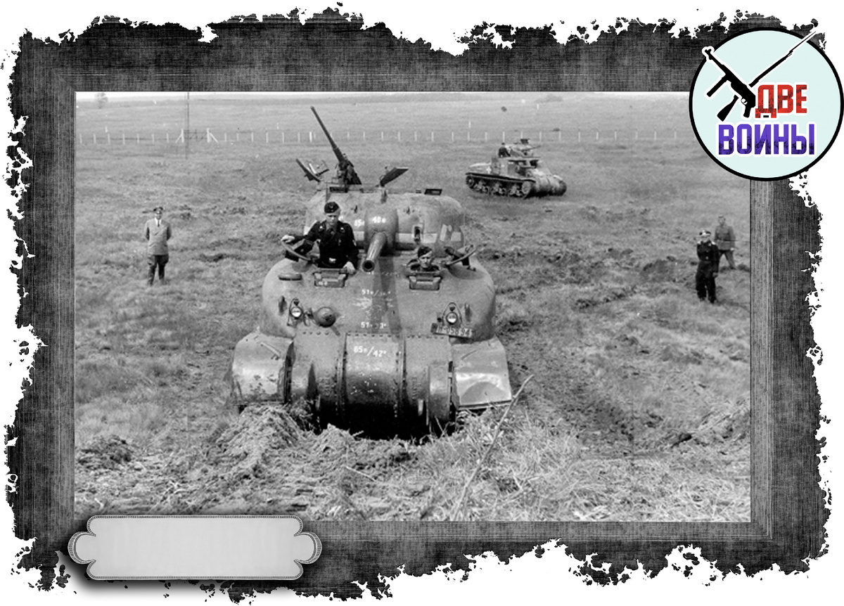 Испытания Шерманов. Фото в открытом доступе.