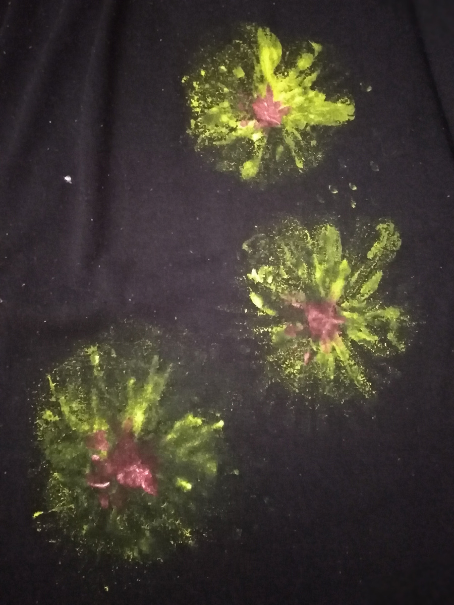 На камеру получилось ярче, чем на самом деле. Вышло очень блёкло.