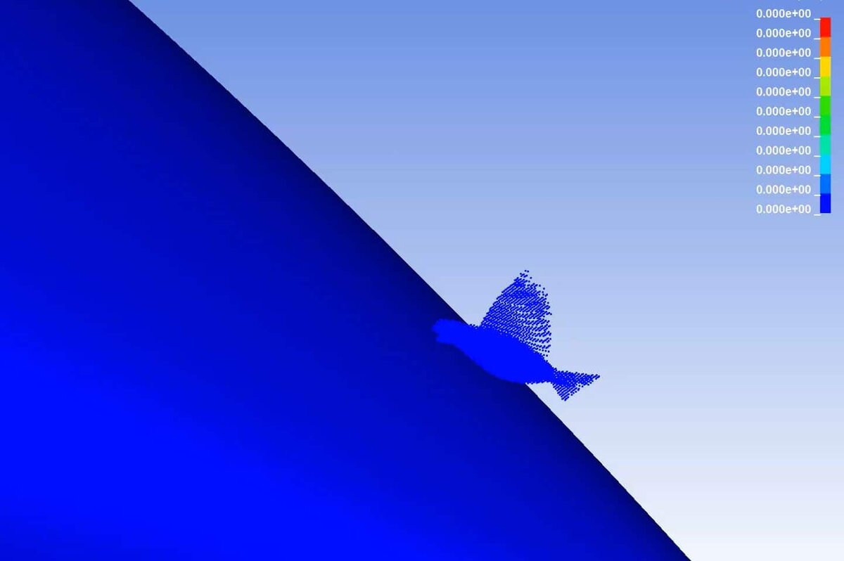    Математическое моделирование столкновение юнимобиля с птицей / © Unitsky String Technologies Inc.