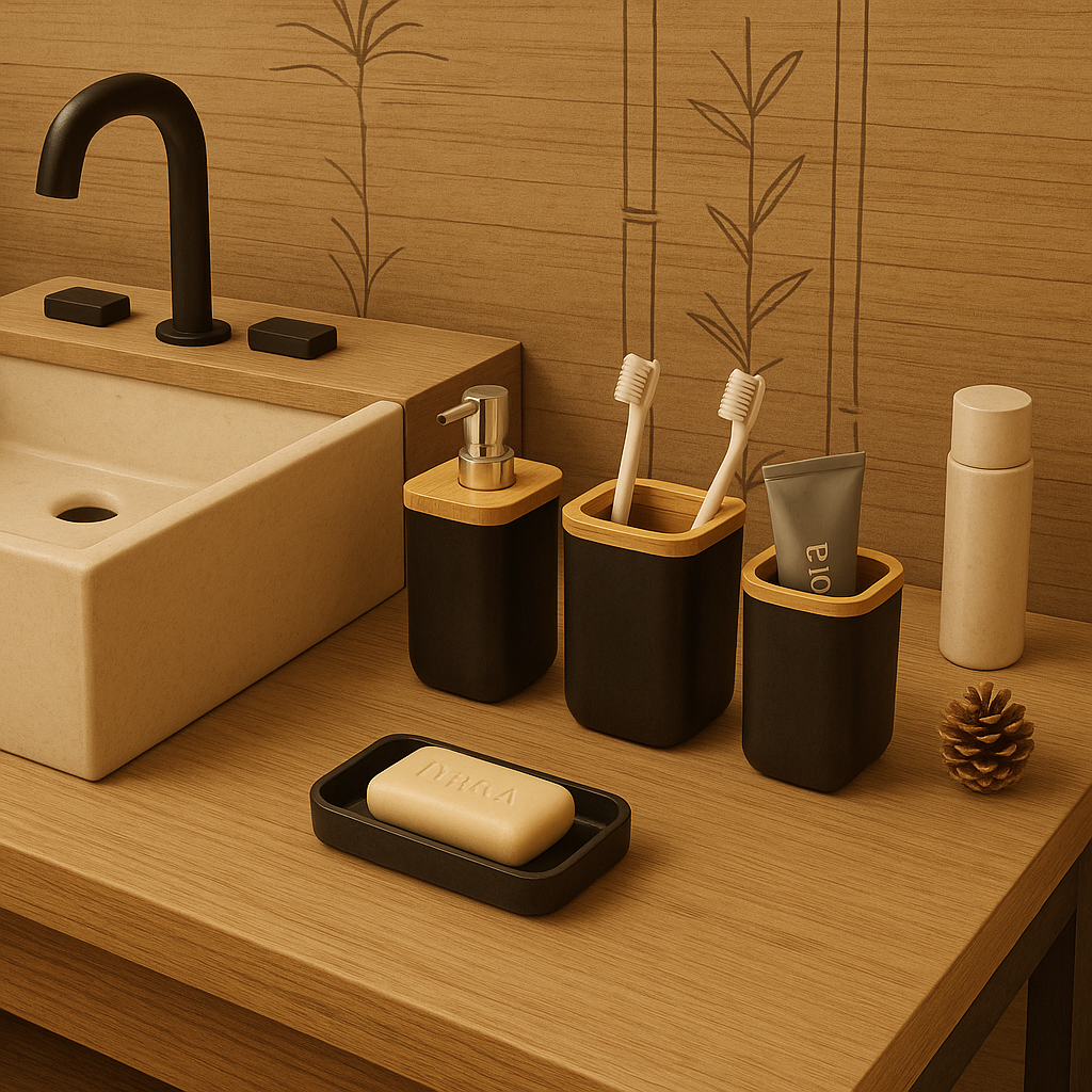 Набор аксессуаров для ванной от INHOMEKA