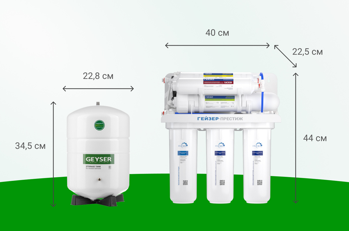 Система обратного осмоса «Гейзер Престиж ПМ»