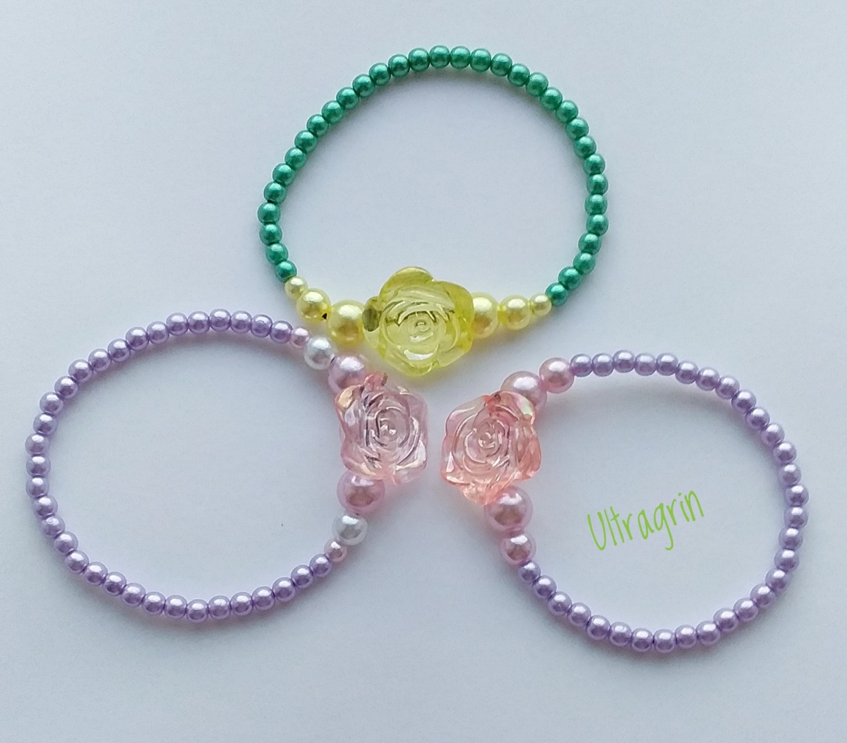 Три браслета для трёх племянниц👍