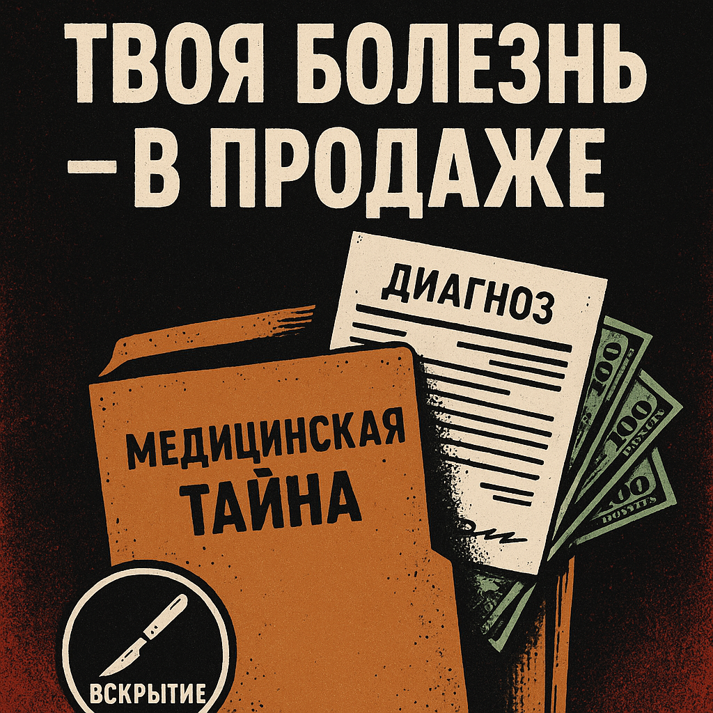 📍 Кто продаёт твои диагнозы, телефоны и выписки? Бизнес на мёртвых и живых.
